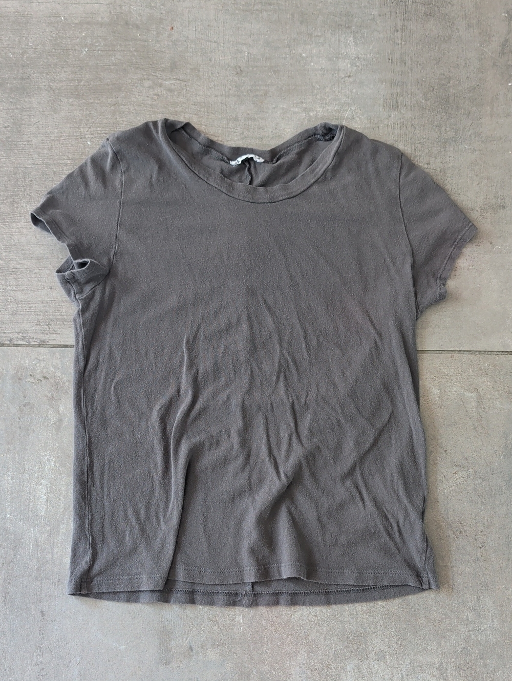 Lacausa Short Sleeve Tee - Charcoal Size Small